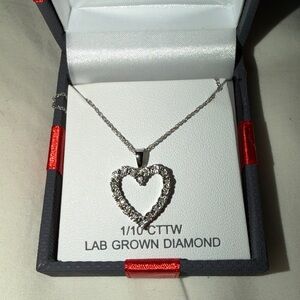 Diamond Heart Pendant Necklace